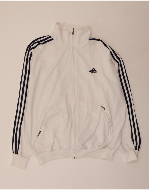 ADIDAS Mens Tracksuit Top Jacket UK 44/46 Grande Branco
