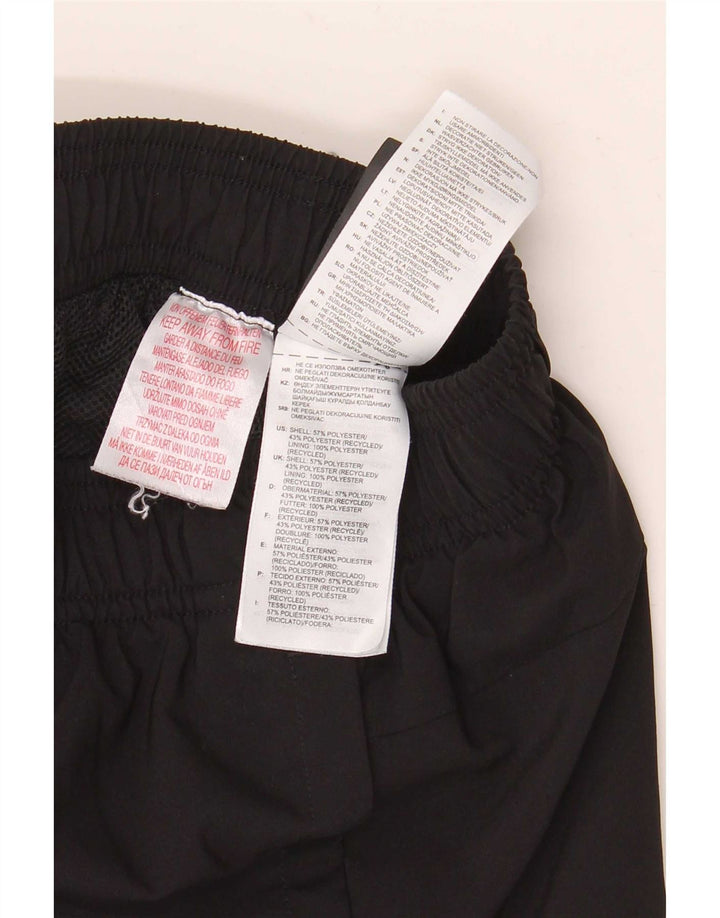 Adidas meninos calças de treino joggers 7-8 anos preto poliéster