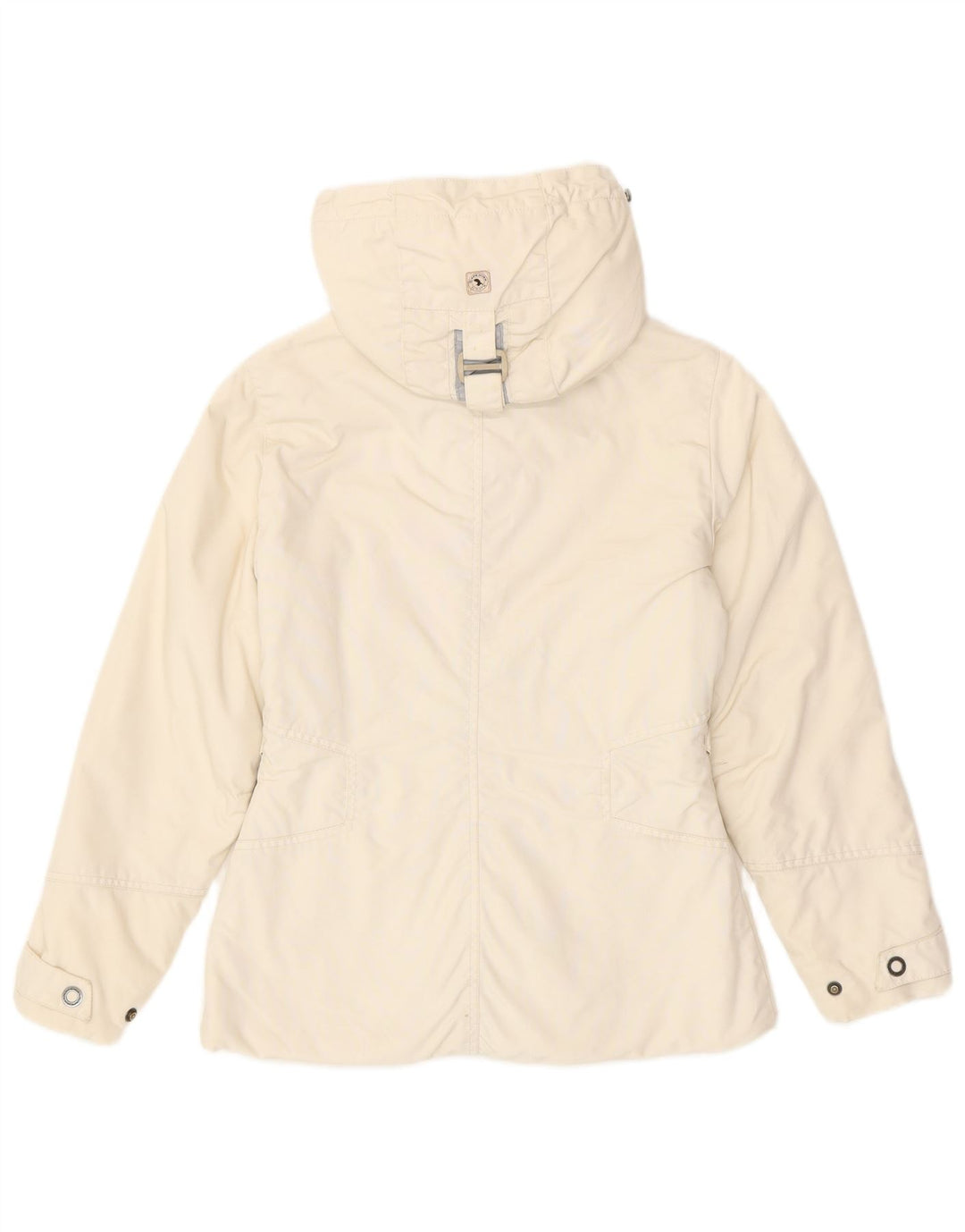 Jaqueta corta-vento feminina CAPE HORN com capuz Reino Unido 14 Médio Off White