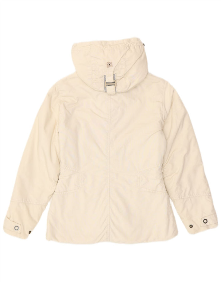 Jaqueta corta-vento feminina CAPE HORN com capuz Reino Unido 14 Médio Off White
