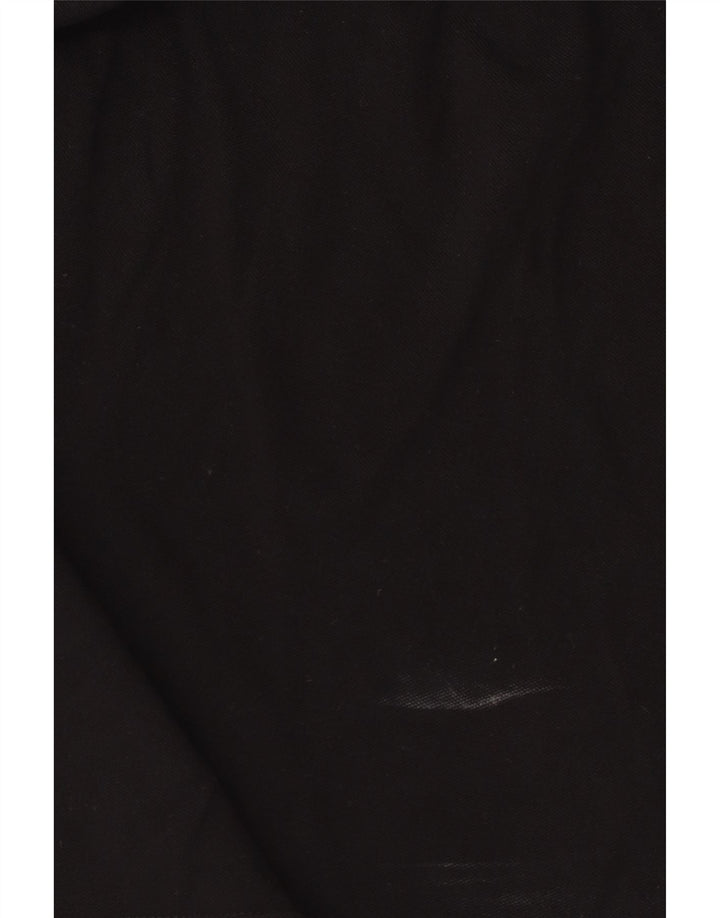 Camisa polo masculina Hugo Boss grande algodão preto