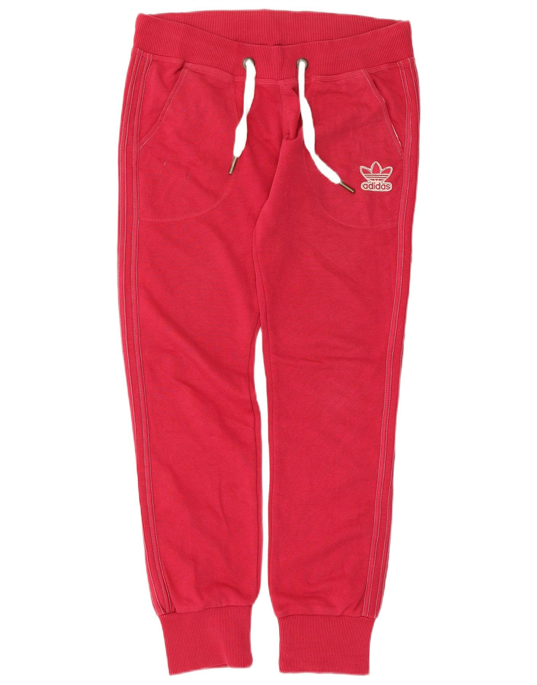 Calça de treino feminina Adidas Joggers IT 44 médio vermelho algodão