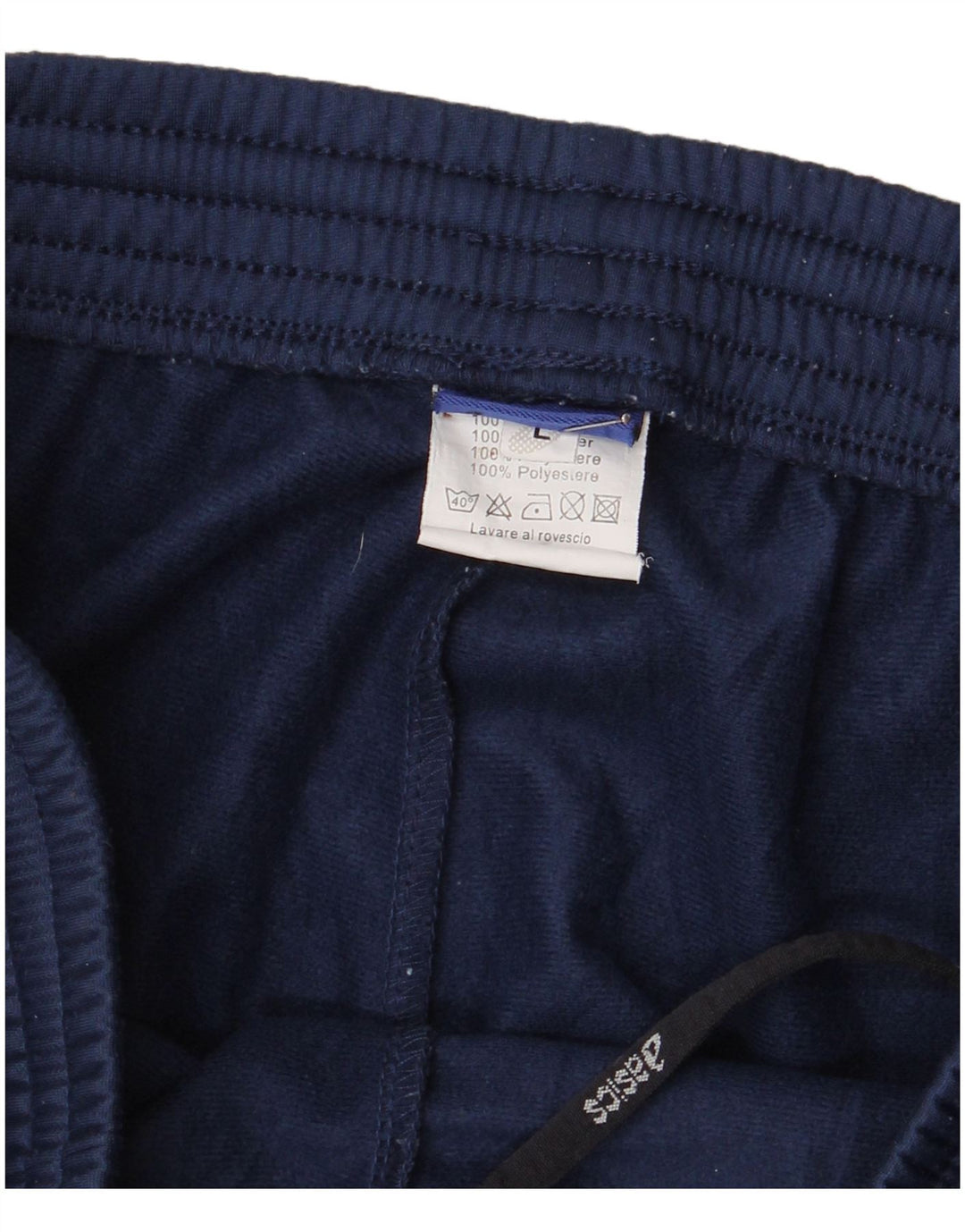 Calça de treino feminina Asics grande poliéster azul marinho