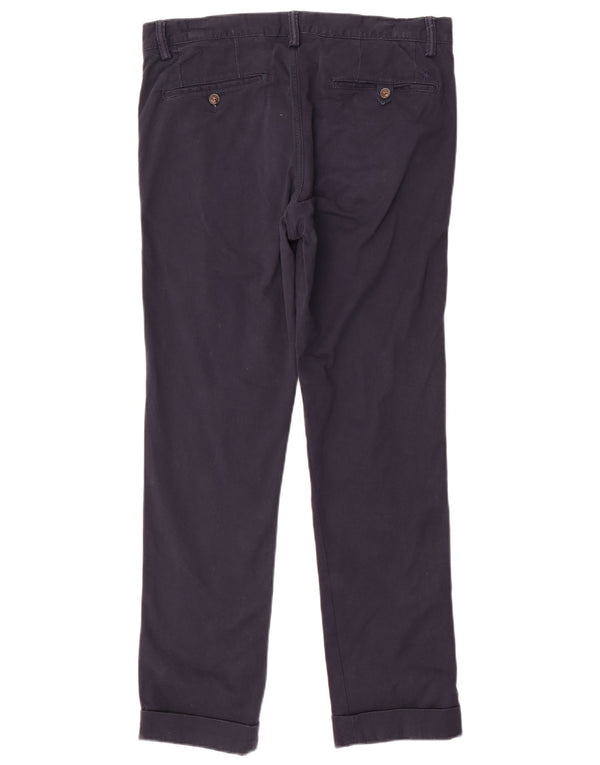 Calça Chino Masculina Slim Polo Ralph Lauren W32 L32 Algodão Azul Marinho