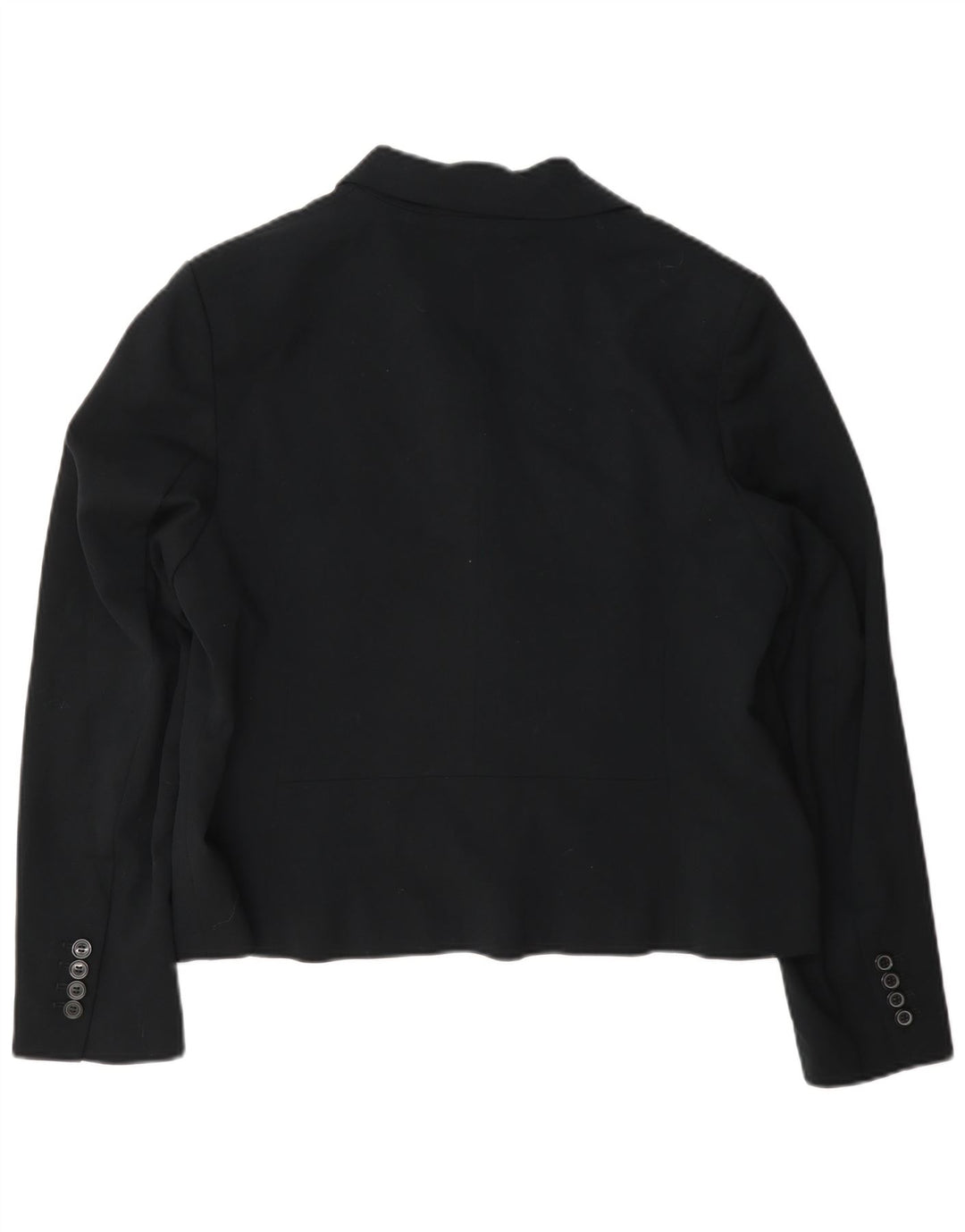 Jaqueta Blazer Feminina Marks & Spencer Crop 2 Botões Reino Unido 16 Grande Preto