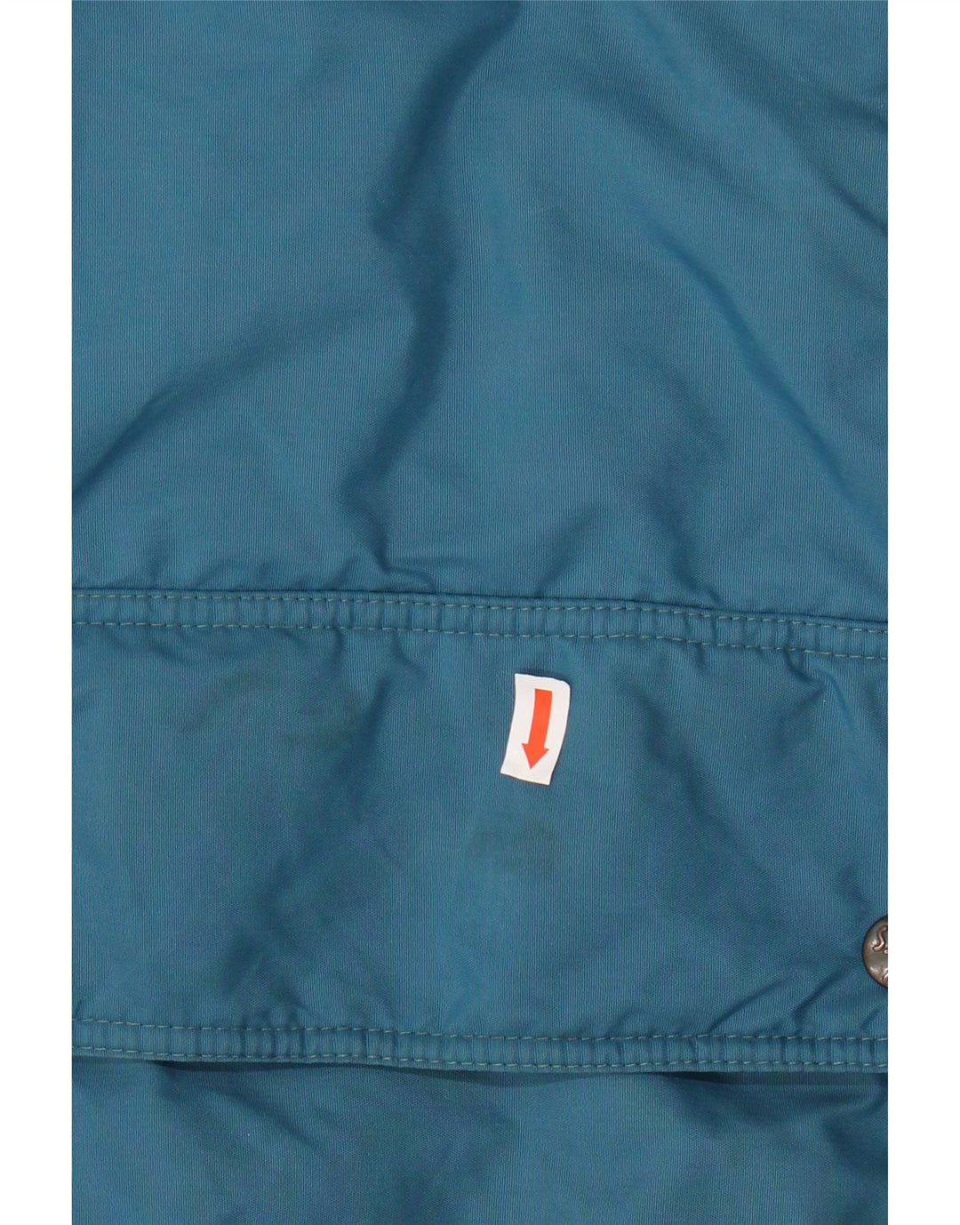 Jaqueta corta-vento masculina ASICS UK 42 XL azul colorblock poliamida