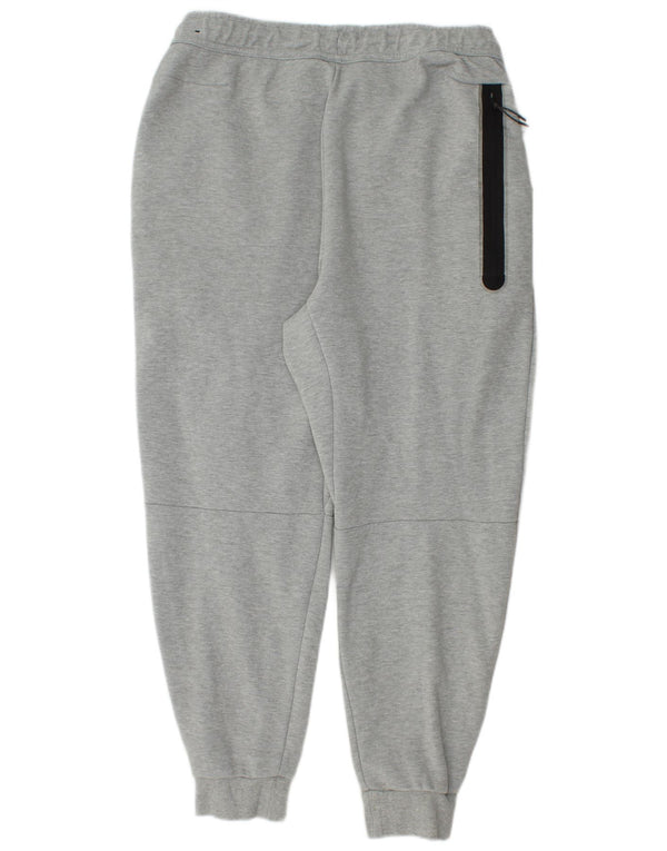 Nike Mens Tracksuit Trousers Joggers Large Grey Flecked Cotton