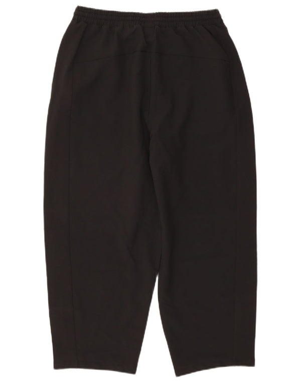 Puma Calça Capri Feminina UK 10 Pequena Poliéster Preto
