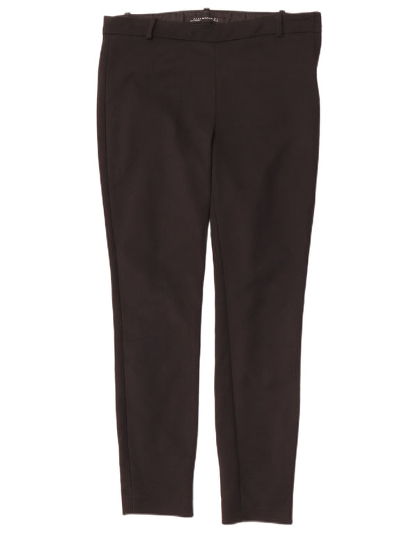 Calça feminina casual skinny Zara pequena W26 L27 preta