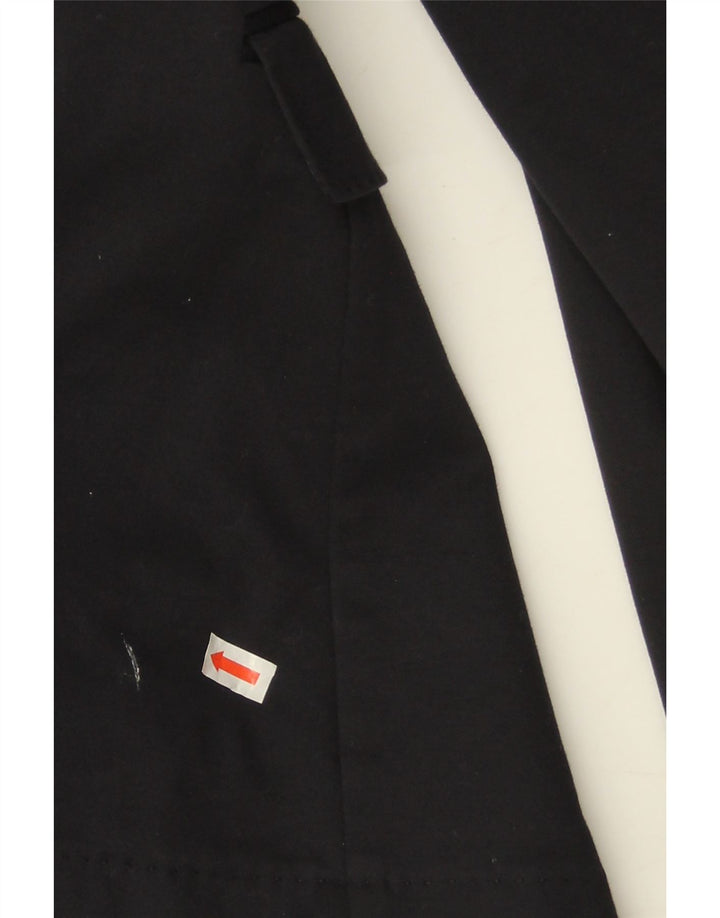 Jaqueta blazer masculina de 2 botões Hugo Boss Reino Unido 40 grande algodão azul marinho