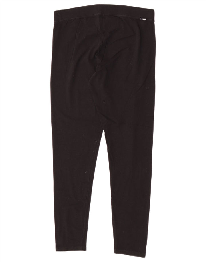 Leggings femininos Converse Graphic preto médio algodão