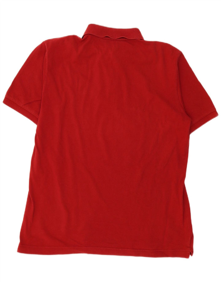 Camisa polo masculina Kappa grande algodão vermelho