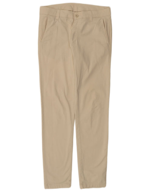 Zara Mens Slim Chino Calças EU 40 Médio W31 L30 Bege