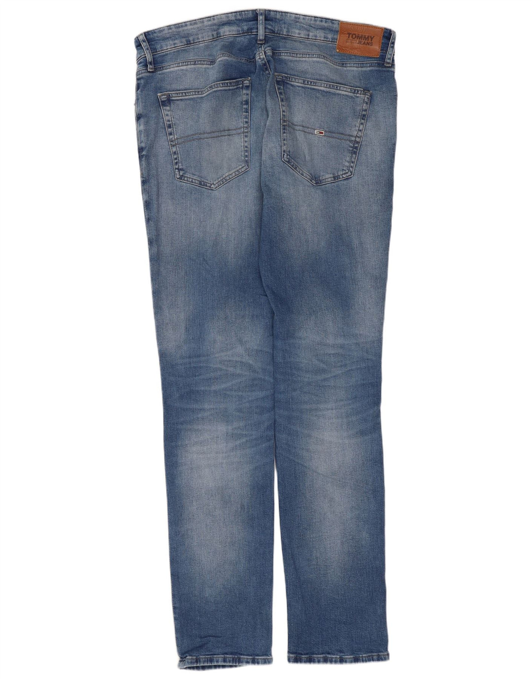 Tommy Hilfiger Masculino Slim Jeans W36 L34 Azul Algodão