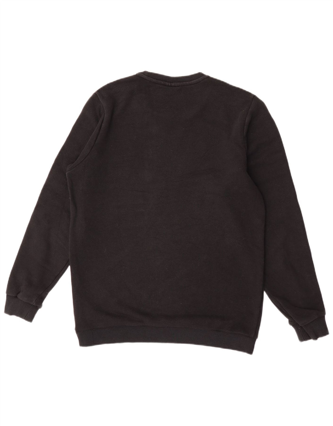 Fila moletom gráfico masculino jumper pequeno preto colorblock algodão