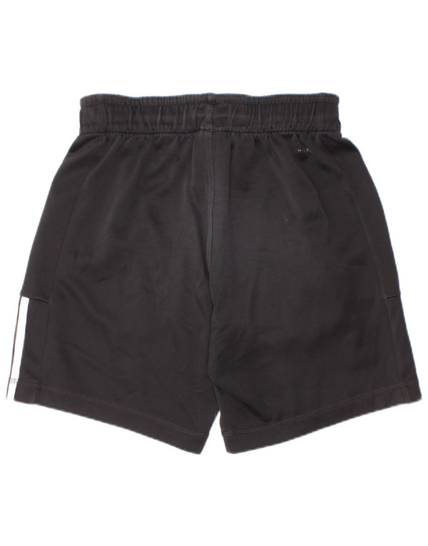Shorts esportivos Adidas Boys Climalite 9-10 anos preto poliéster