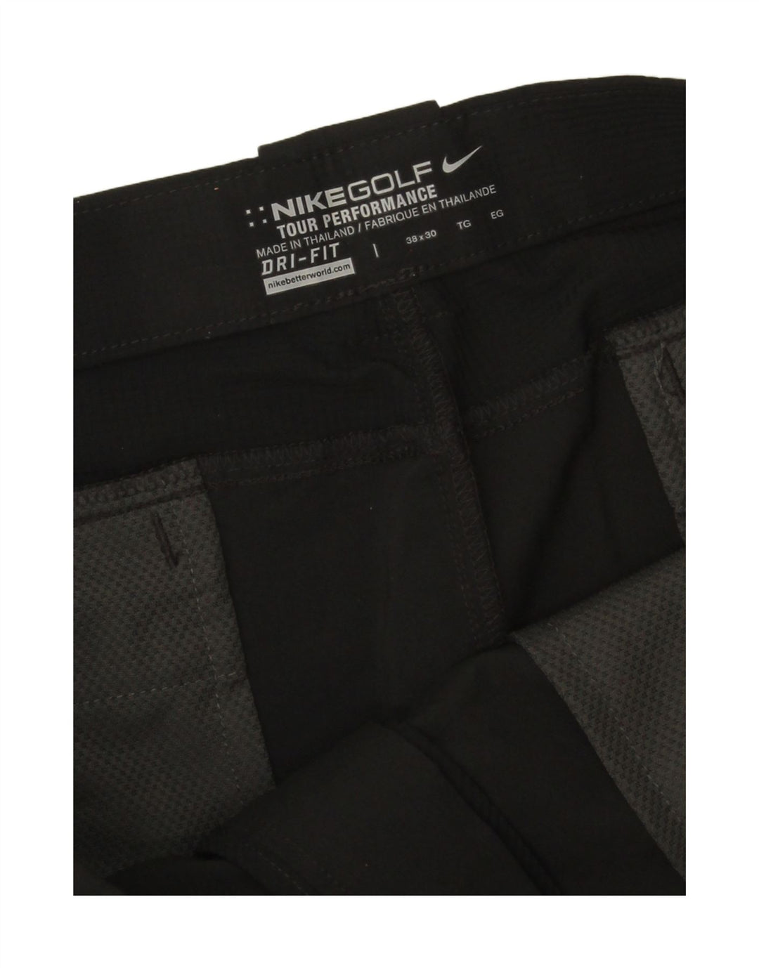 Calça Nike Masculina Dri Fit Straight Chino W38 L30 Poliéster Preto