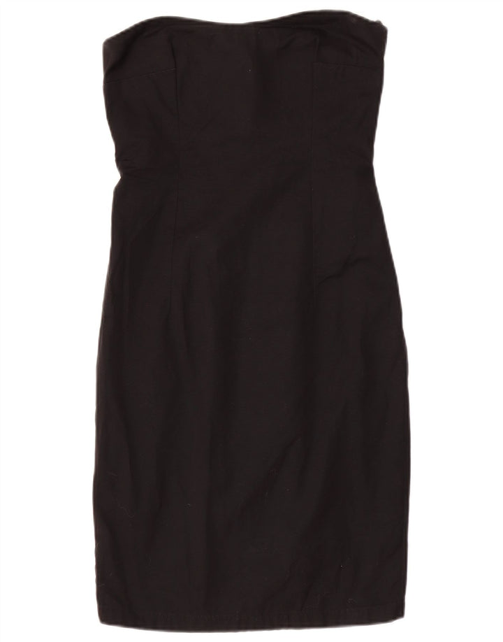 Vestido sem alças feminino Massimo Rebecchi Reino Unido 8 pequeno preto