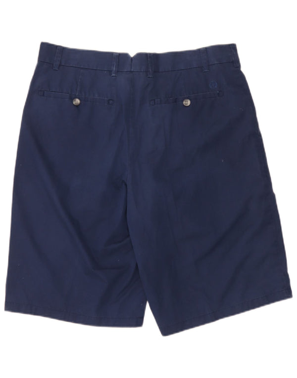 Shorts chino masculino Marks & Spencer W34 grande algodão azul