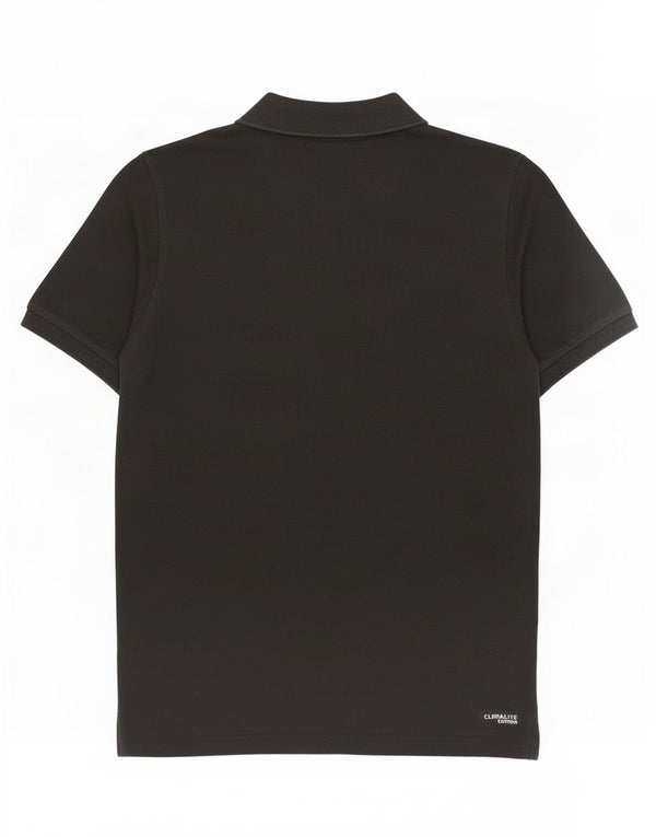 Adidas Mens Clima 365 Polo Shirt Pequeno Algodão Preto