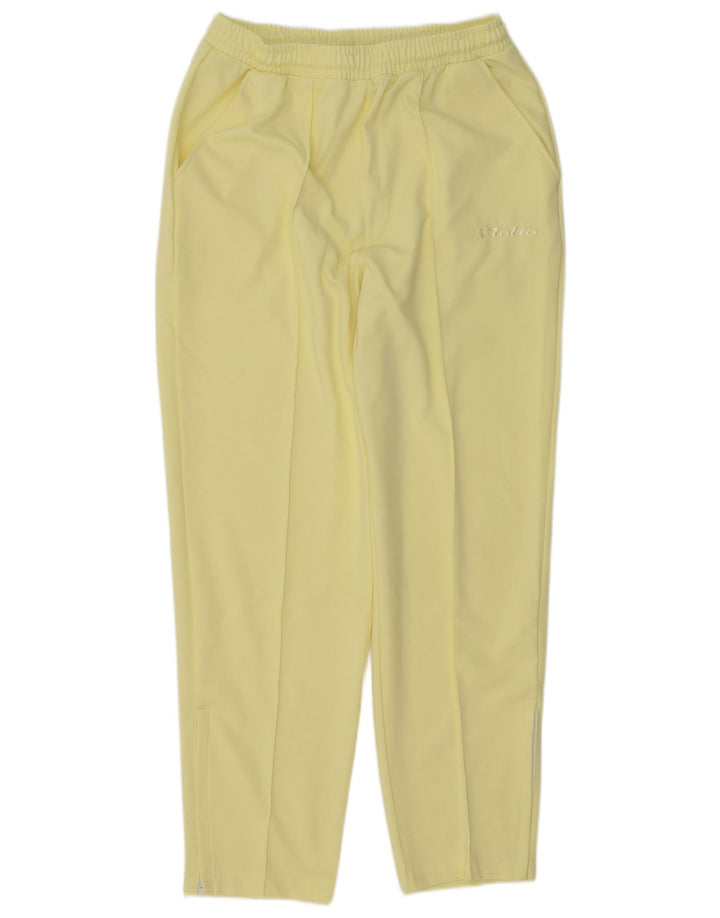 Calça de treino feminina LOTTO UK 18 XL amarelo poliéster