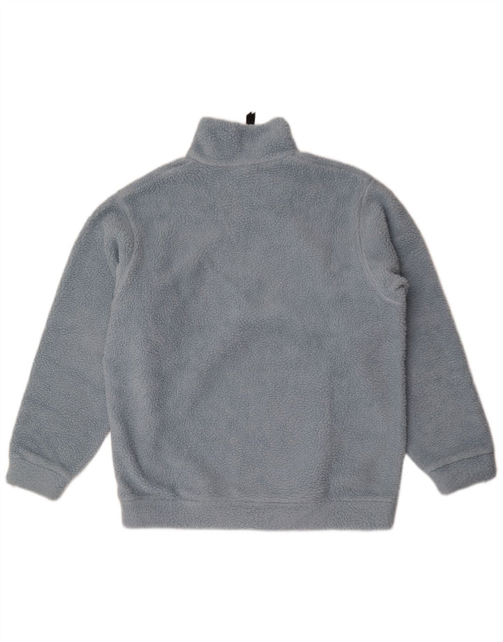 Suéter de lã masculino North Sails com zíper e gola grande poliéster azul