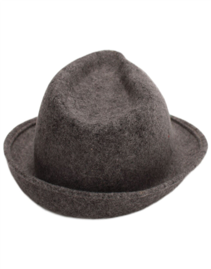 Chapéu Fedora masculino ESPRIT tamanho único lã cinza clássico