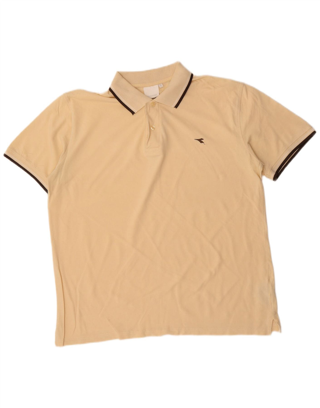 Camisa polo masculina DIADORA XL algodão bege
