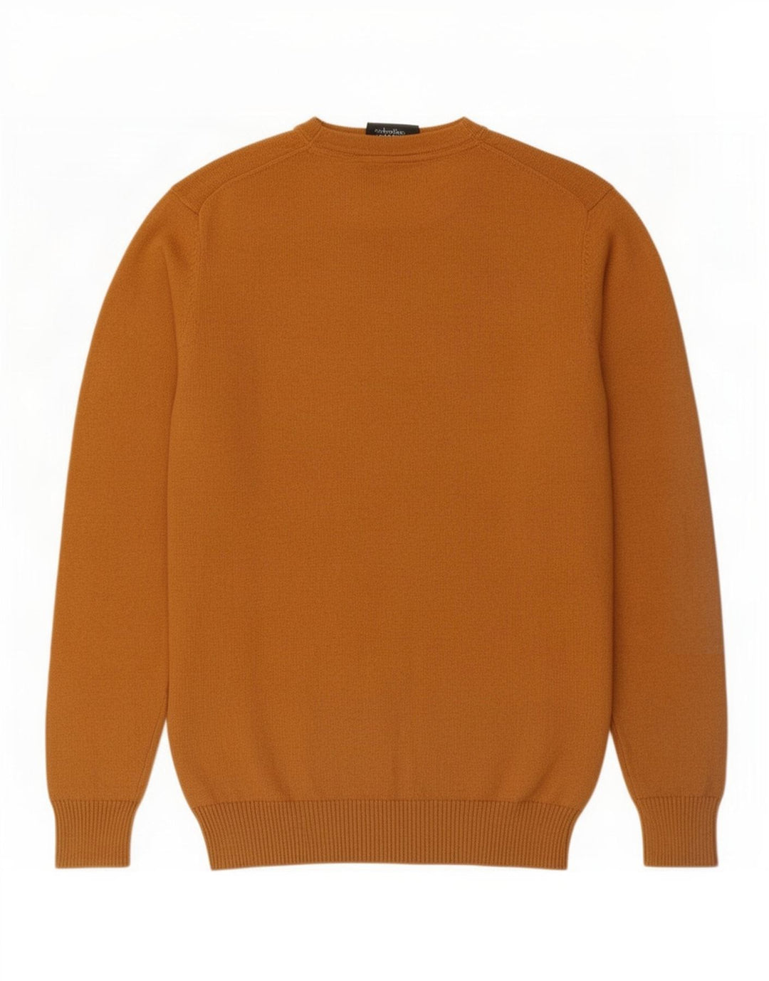 Suéter masculino Lyle & Scott com gola redonda e algodão marrom pequeno