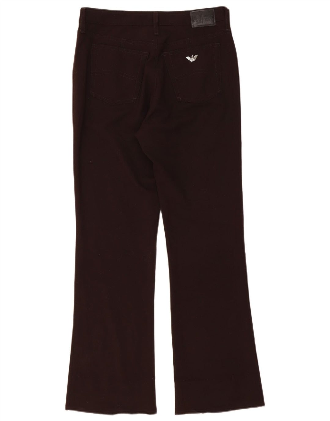 Calça casual feminina ARMANI Bootcut W28 L28 marrom