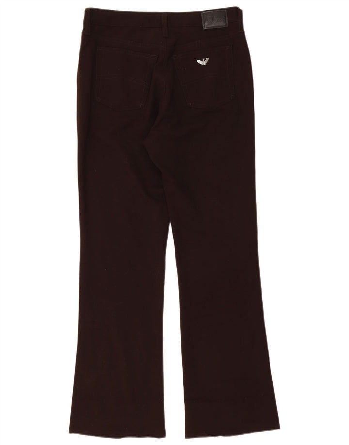 Calça casual feminina ARMANI Bootcut W28 L28 marrom