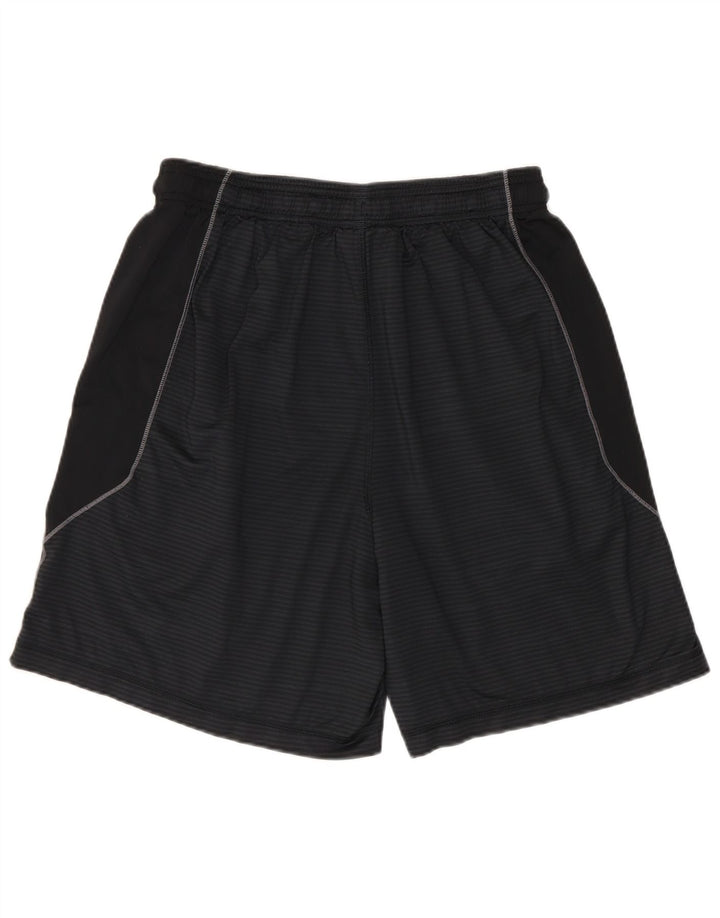 Shorts esportivos masculinos Under Armour Graphic médio preto listrado
