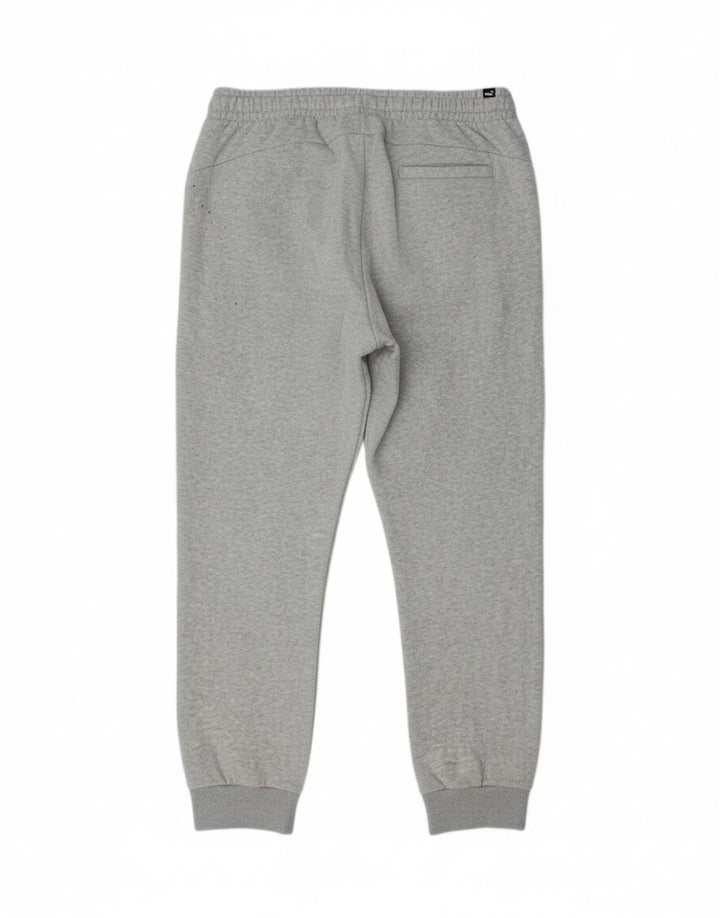 Calça de treino masculina PUMA Graphic Joggers XL cinza algodão