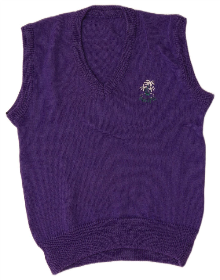 Regata masculina vintage com colete médio roxo