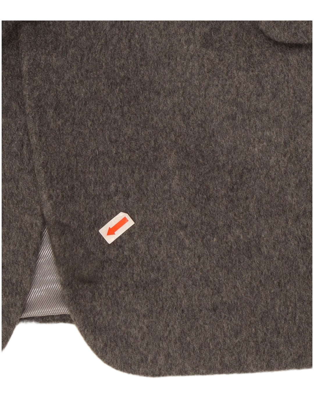 LANIFICIO DEL CASENTINO Jaqueta blazer masculina de 3 botões Reino Unido 38 cinza médio