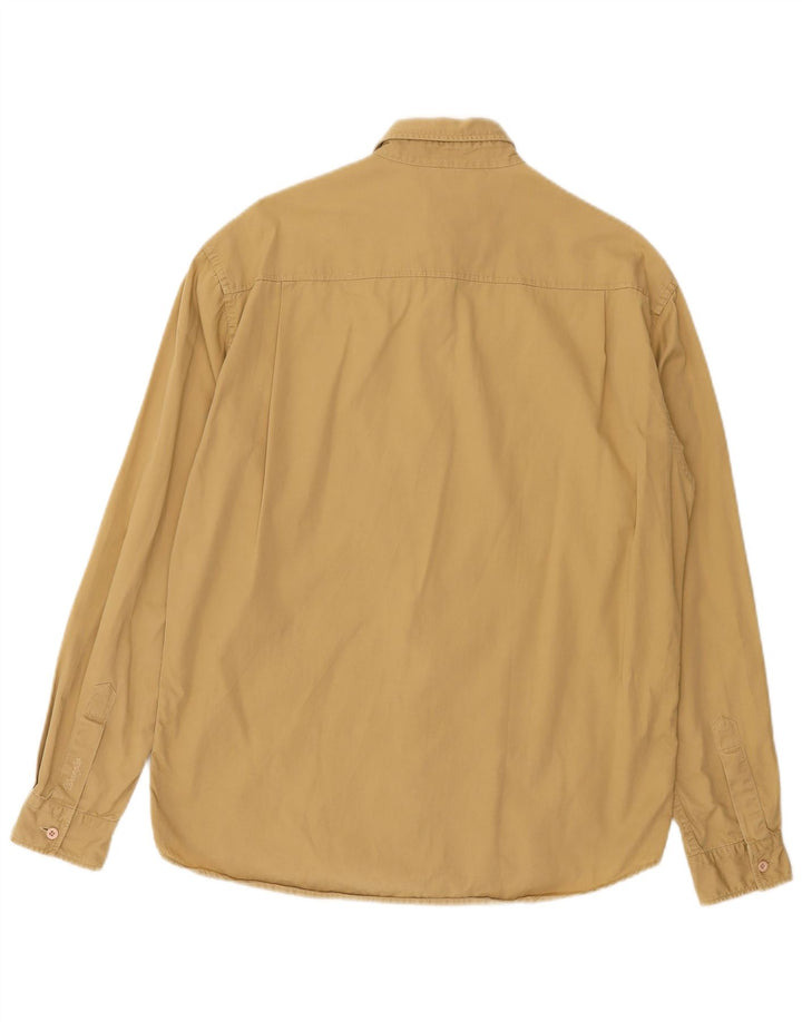 Camisa masculina WRANGLER algodão bege médio