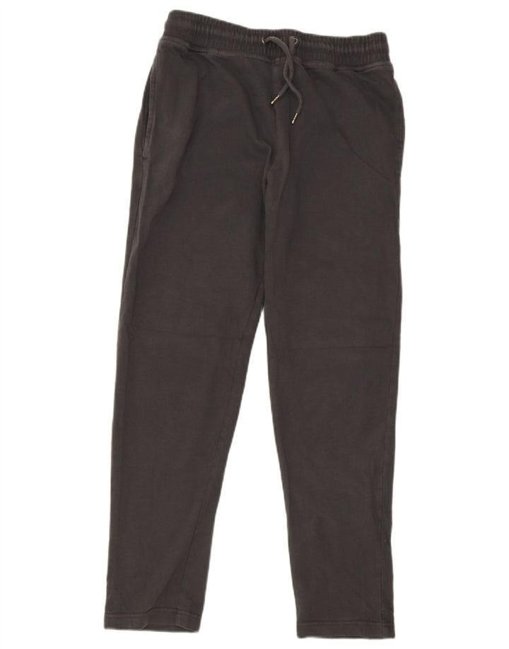 Calça de treino masculina Marks & Spencer pequena cinza algodão