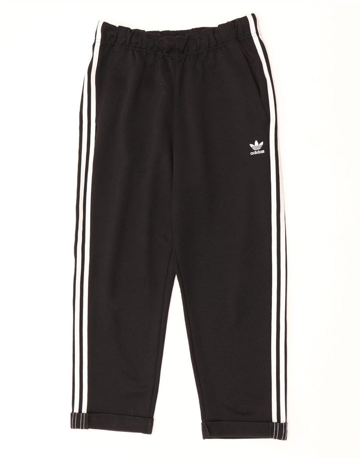 Calça de treino feminina Adidas UK 12 poliéster preto médio