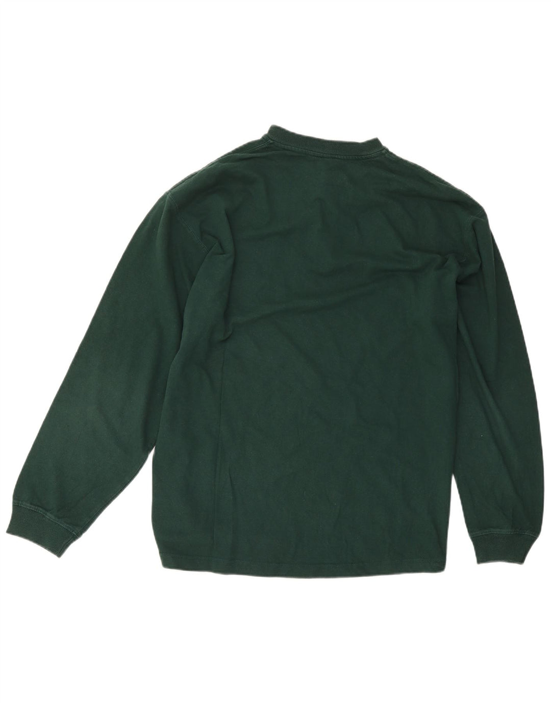Carhartt Mens Top Manga Longa Grande Algodão Verde