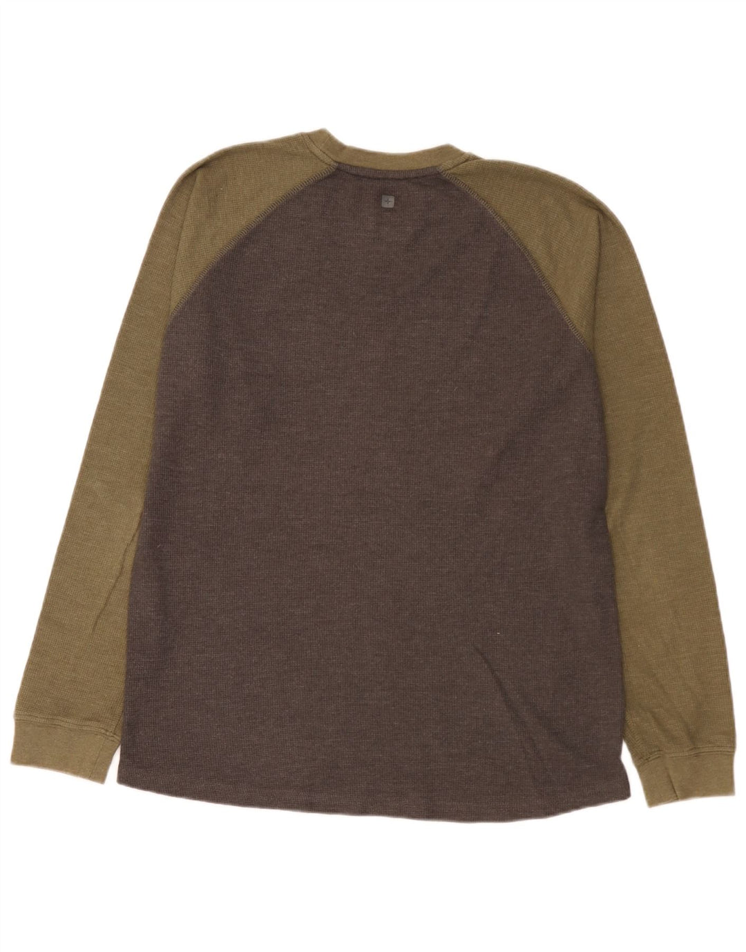 Mountain Warehouse Mens IsoCool Top manga comprida grande bloco colorido cinza