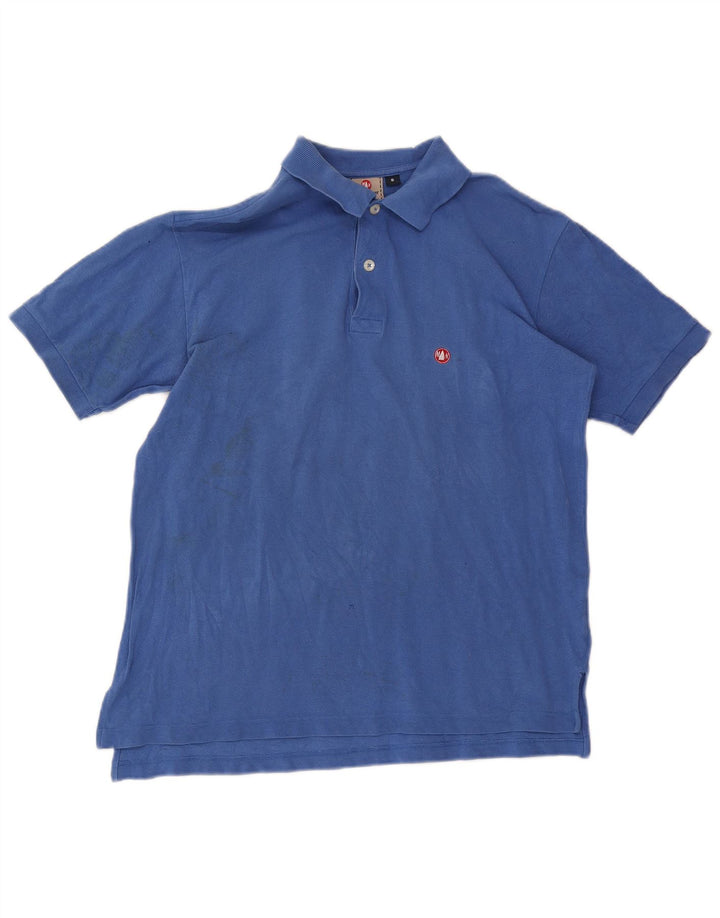 Camisa pólo masculina Murphy & Nye pequena azul