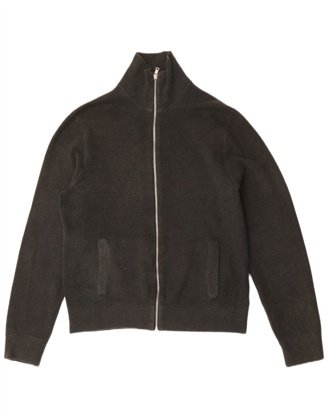 Suéter cardigã masculino Marks & Spencer grande poliéster verde
