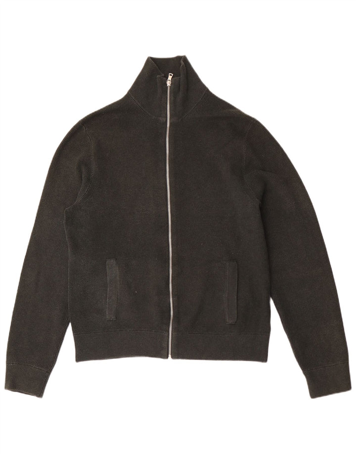 Suéter cardigã masculino Marks & Spencer grande poliéster verde