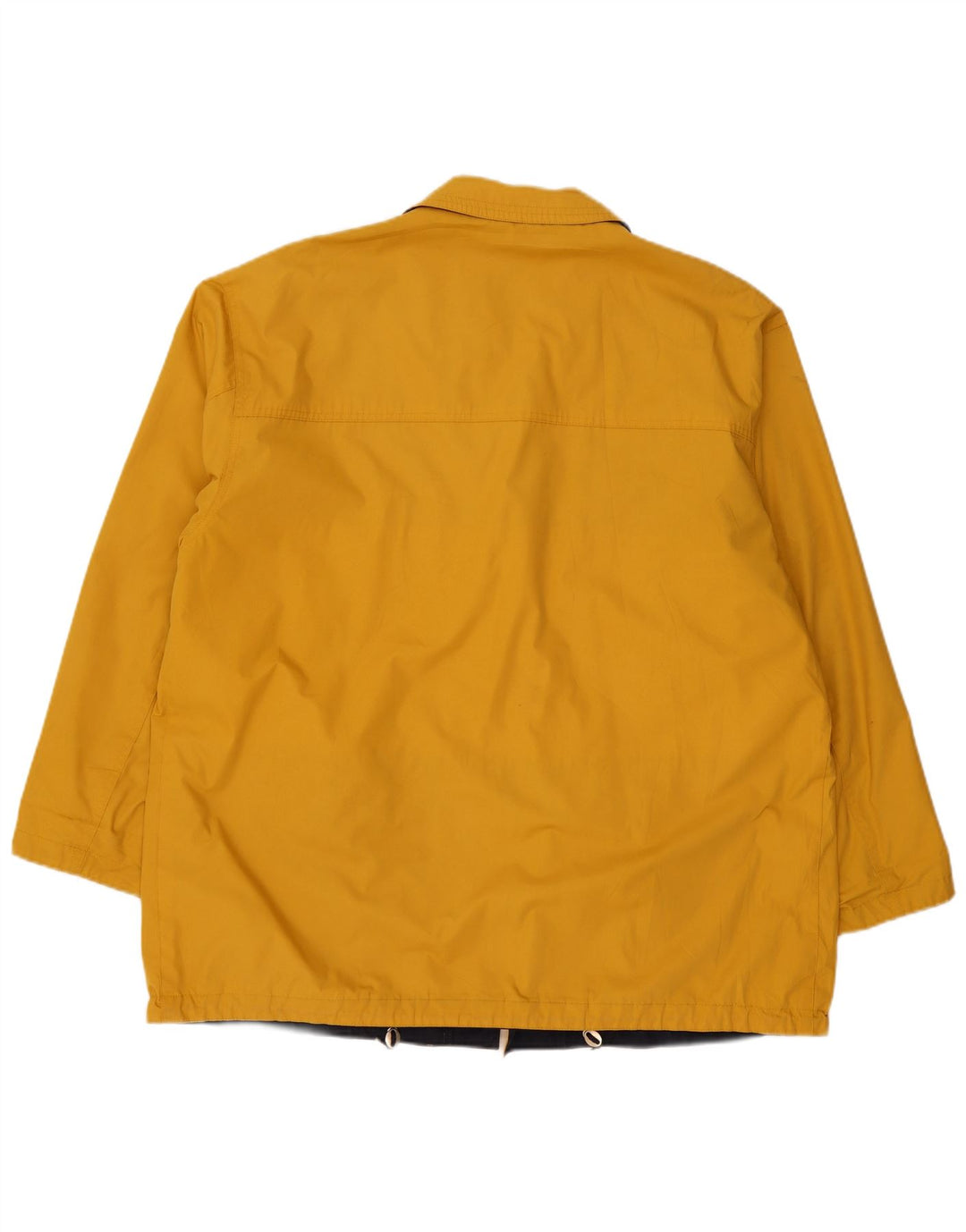 Jaqueta utilitária masculina vintage IT 56 3XL poliéster amarelo