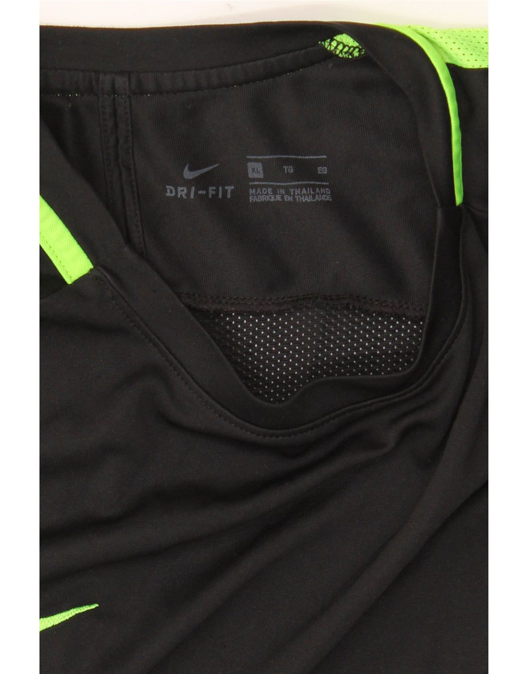 Camiseta Nike Masculina Dri Fit Top XL Preto Colorblock