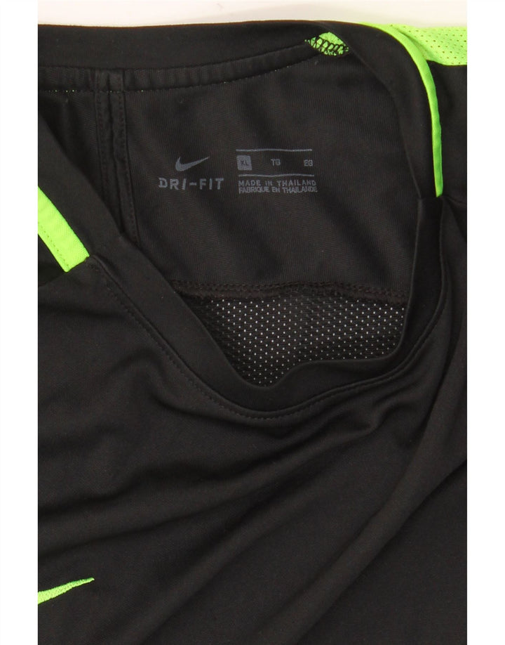 Camiseta Nike Masculina Dri Fit Top XL Preto Colorblock