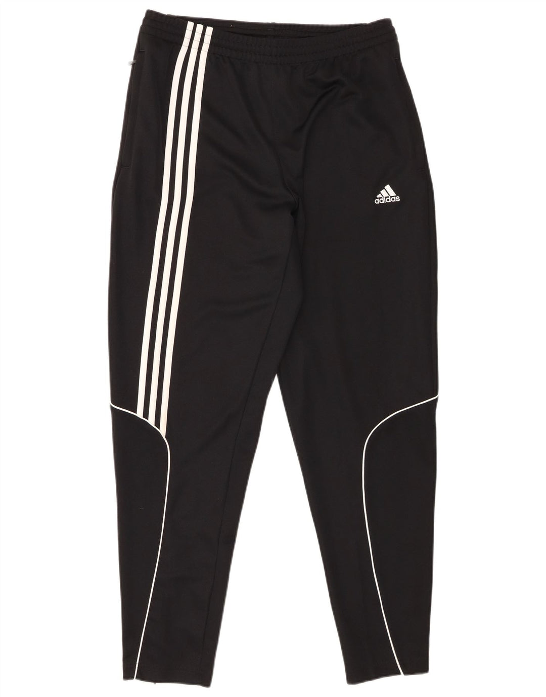 Calça de treino masculina Adidas grande poliéster preto