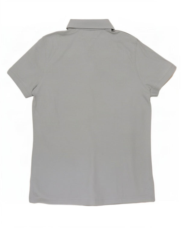 Camisa polo masculina Tommy Hilfiger grande algodão azul