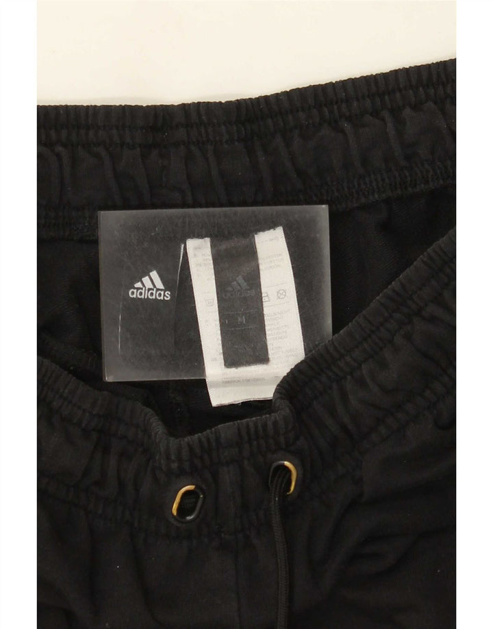 Shorts esportivos femininos Adidas UK 12 médio preto algodão