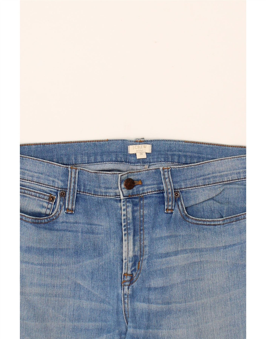 J. CREW Womens Stretch Slim Jeans W31 L26  Blue Cotton Vintage J. Crew and Second-Hand J. Crew from Messina Hembry 